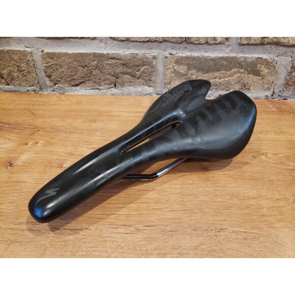 Specialized Langster 143mm VL-1603 hollow Cr-Mo Rail Bicycle Black Saddle HTF - Picture 3 of 14